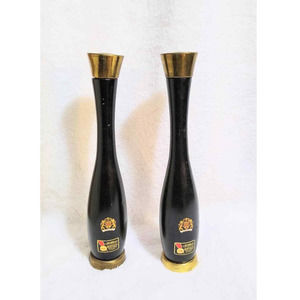 MCM Hickok design wood and metal salt pepper Shaker